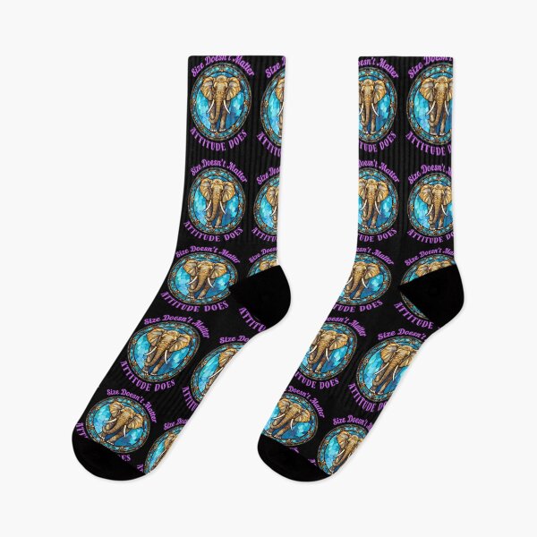 Item preview, Size Doesn’t Matter. Attitude Does. elephant face designed and sold by ElephantVibes.