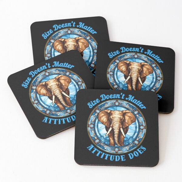 Item preview, Size Doesn’t Matter. Attitude Does. african elephant designed and sold by ElephantVibes.