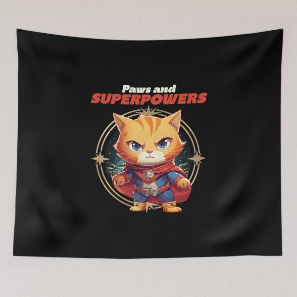 Item preview, Super Powered Cat designed and sold by PB-Sandwich.