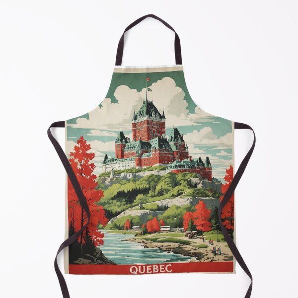 Item preview, Quebec Canada Vintage Poster Tourism 3 designed and sold by TravelersGems.