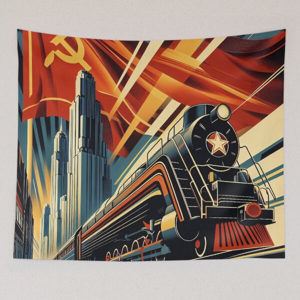 Item preview, Soviet Propaganda Poster designed and sold by ClassicRetroism.