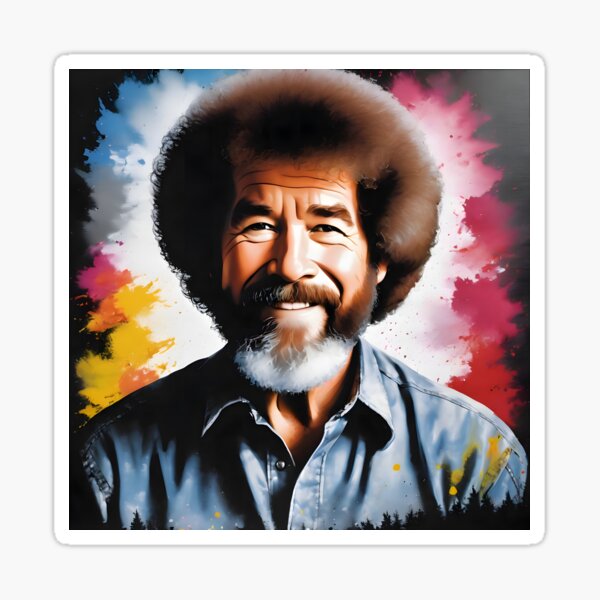 Bob Ross Stickers for Sale Redbubble