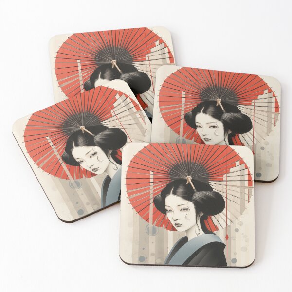 Item preview, Geisha Ukiyo-e Style designed and sold by KellerApparelCo.