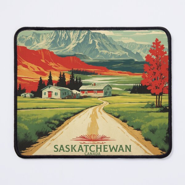 Item preview, Saskatchewan Canada Vintage Poster Tourism 3 designed and sold by TravelersGems.