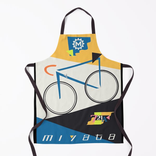 Item preview, Miyata 721A Vintage Bike Bauhaus Poster - blue paint designed and sold by Theokotos.