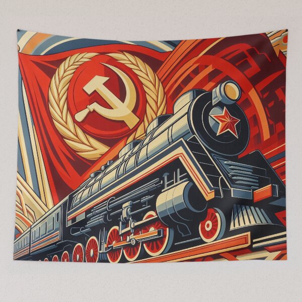 Item preview, Soviet Propaganda Poster designed and sold by ClassicRetroism.