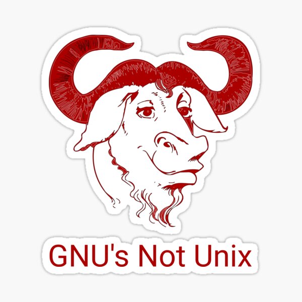 Item preview, GNU is Not Unix designed and sold by jrobertoalas.