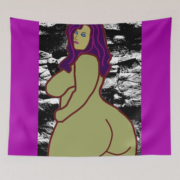 Item preview, "Elizabeth III" nude portrait of curvy model. designed and sold by pulchritude560.