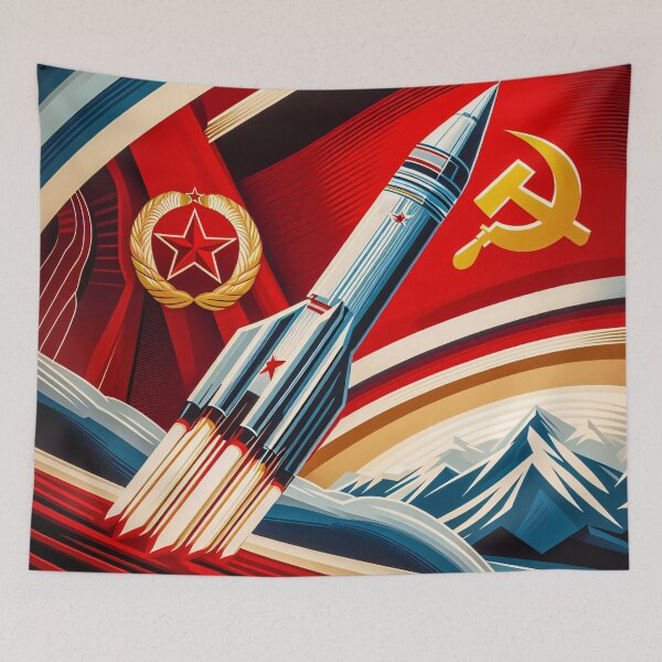 Item preview, Soviet Propaganda Poster designed and sold by ClassicRetroism.