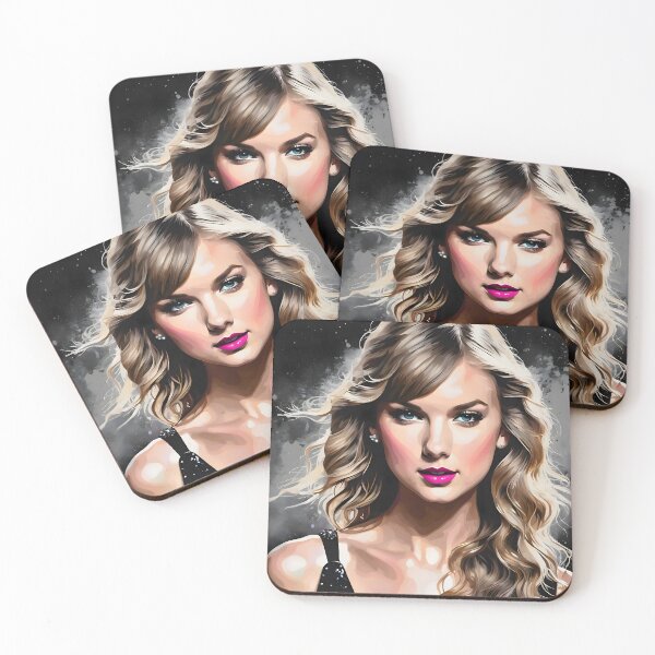Item preview, Taylor Swift Portrait in Heavy Ink w/black ink focus designed and sold by Dan Farsaci.