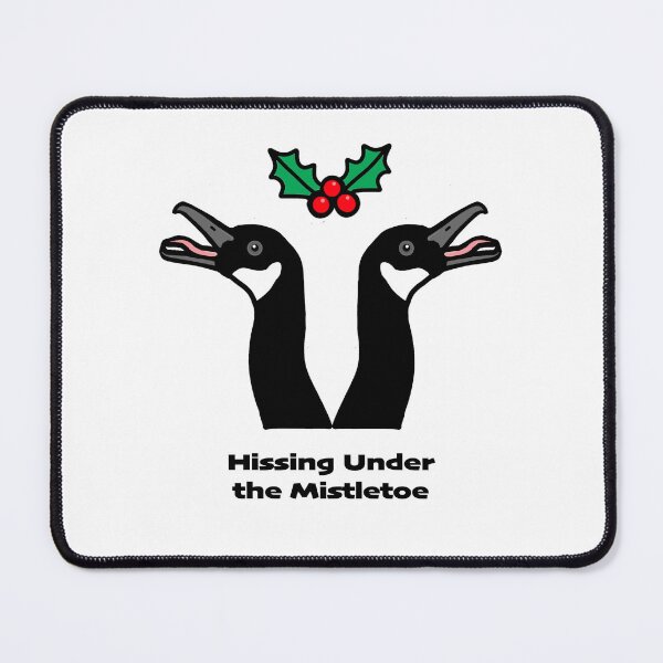Item preview, Geese Hissing Under The Mistletoe designed and sold by rosaliemillen.