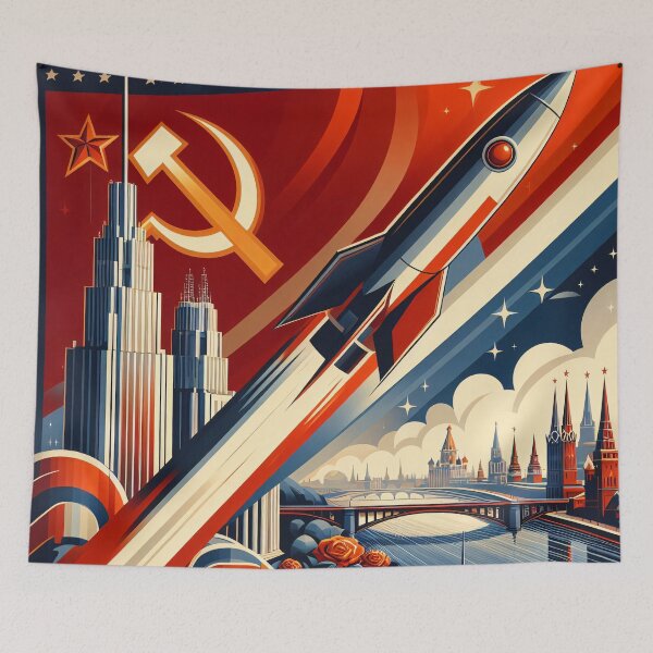 Item preview, Soviet Propaganda Poster designed and sold by ClassicRetroism.