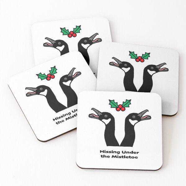 Item preview, Geese Hissing Under The Mistletoe  designed and sold by rosaliemillen.