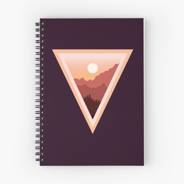 Item preview, LittleGnomad - Pastel Triangle Mountain Range Landscape Design #4 designed and sold by LittleGnomad.