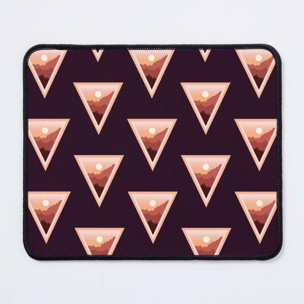 Item preview, LittleGnomad - Pastel Triangle Mountain Range Landscape Design #4 designed and sold by LittleGnomad.