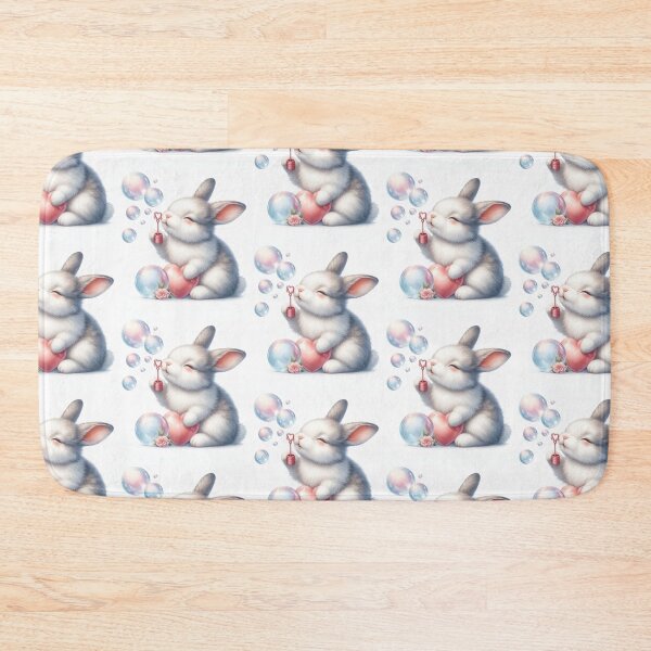 Item preview, Soap bubbles and rabbits. designed and sold by growing-mom.