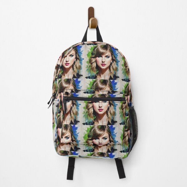 Item preview, Taylor Swift Portrait in Heavy Ink w/blue and green ink focus designed and sold by Dan Farsaci.