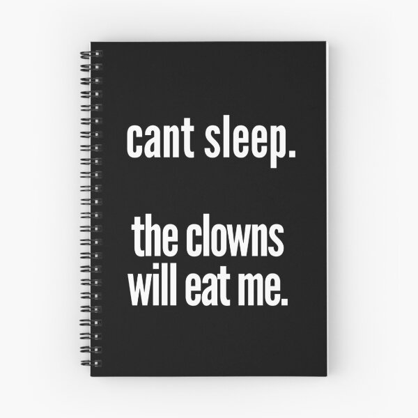 Item preview, Copy of can't sleep. the clowns will eat me - black   designed and sold by freakydutchkid.