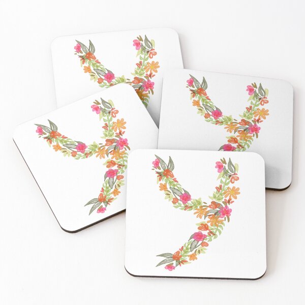 Item preview, Bright Colors Watercolor Floral Monogram Y designed and sold by serafineaandd.