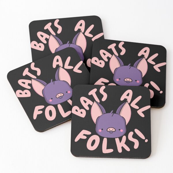 Item preview, Bats All Folks - Funny Bat Pun designed and sold by TheAnimalZ00.