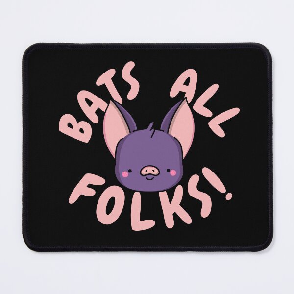Item preview, Bats All Folks - Funny Bat Pun designed and sold by TheAnimalZ00.
