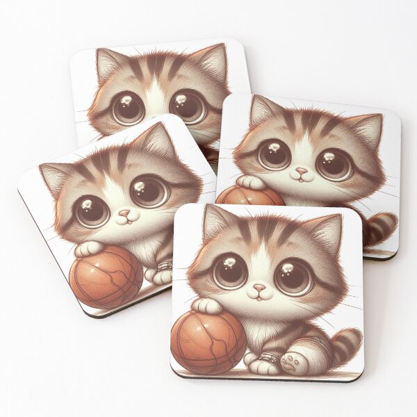 Item preview, Basketball And Cat designed and sold by VANWANSHOP.