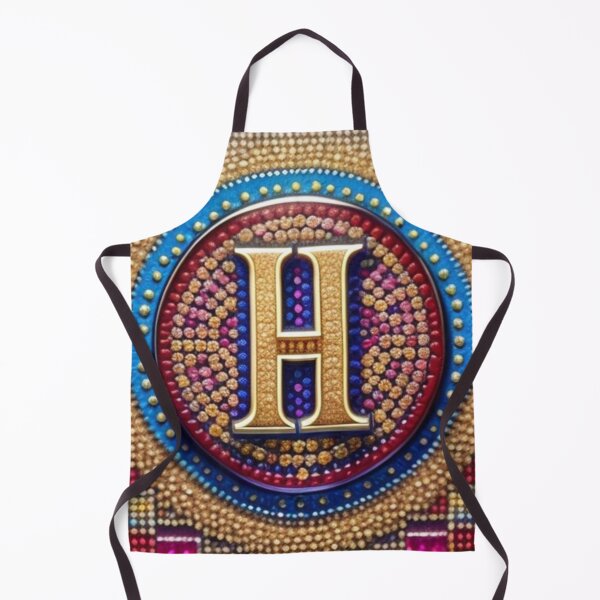 Item preview, Bejeweled letter H designed and sold by Roxburylane.
