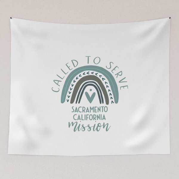 Item preview, Called to Serve - Sacramento California - Boho Rainbow Missionary Gift designed and sold by brizodesign.