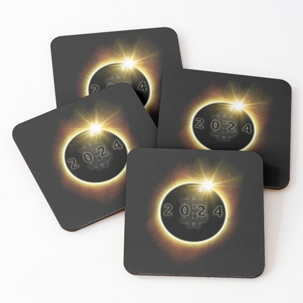 Item preview, Bitcoin Full Solar Eclipse 2024 Bitcoin To The Moon Crypto Astronomy designed and sold by Ransyn Art.