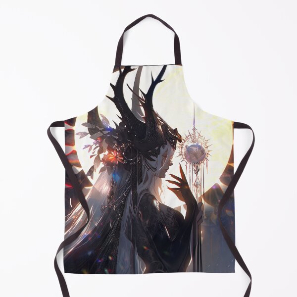 Item preview, Mystical Horned Cosmic Anime Girl designed and sold by bubblegoth.