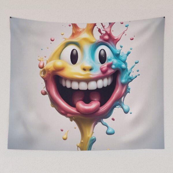 Artikelvorschau, Happy Smiley Face Paint Splash entworfen und verkauft von TheArtOfPat.