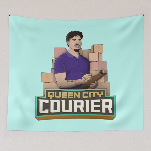 Item preview, LaMelo Ball - Queen City Courier - Charlotte Basketball designed and sold by sportsign.