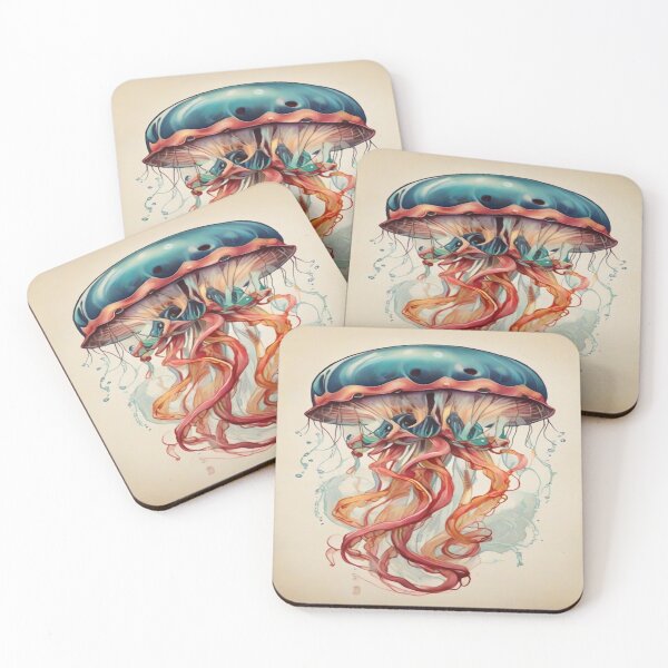 Item preview, Tattoo Jellyfish Animal Art designed and sold by druidwolfart.