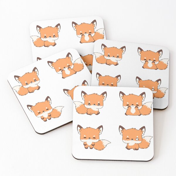 Item preview, Adorably Cute Kawaii Foxes designed and sold by TheAnimalZ00.