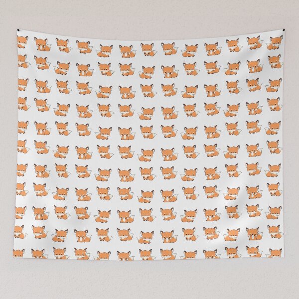 Item preview, Adorably Cute Kawaii Foxes designed and sold by TheAnimalZ00.