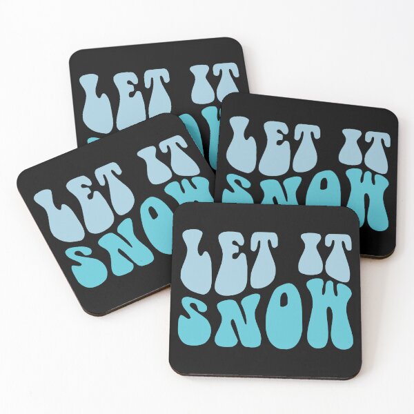 Item preview, Let it Snow text Art Design  designed and sold by Harsh  Katariya.