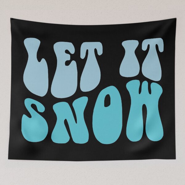 Item preview, Let it Snow text Art Design  designed and sold by Harsh  Katariya.