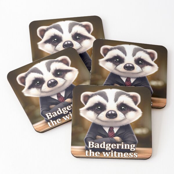 Item preview, Attorney Badger designed and sold by patentsAurUs.