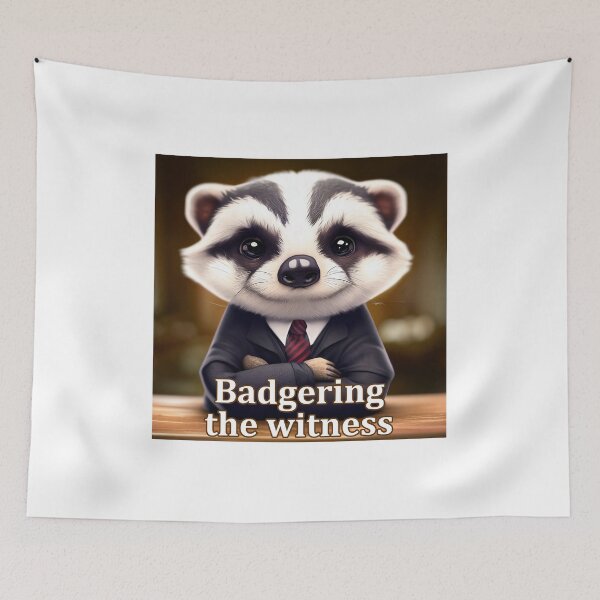 Item preview, Attorney Badger designed and sold by patentsAurUs.