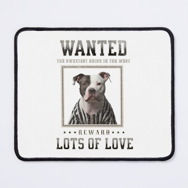 Item preview, Wild West Pitbull Wanted - Reward... Lots of LOVE designed and sold by TempoTees.