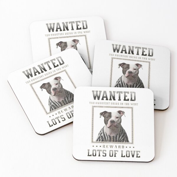 Item preview, Wild West Pitbull Wanted - Reward... Lots of LOVE  designed and sold by TempoTees.