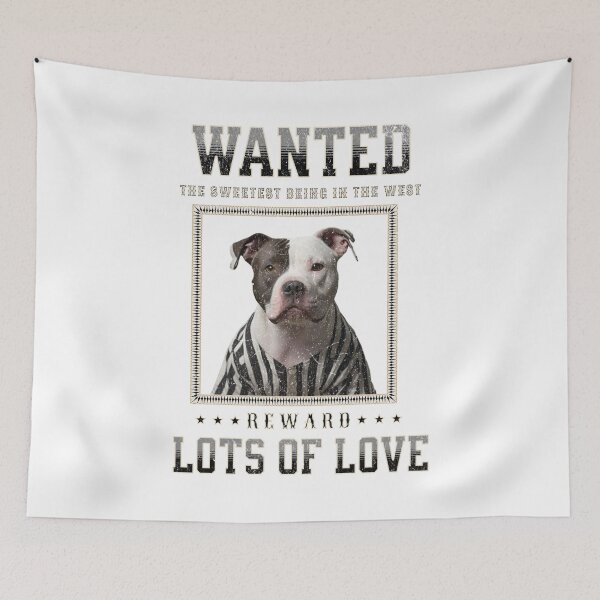 Item preview, Wild West Pitbull Wanted - Reward... Lots of LOVE  designed and sold by TempoTees.