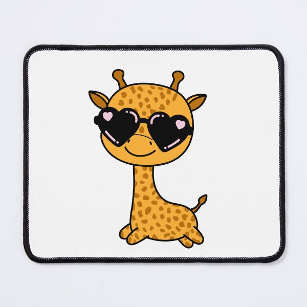 Item preview, Cute Kawaii Giraffe Wearing Sunglasses designed and sold by TheAnimalZ00.