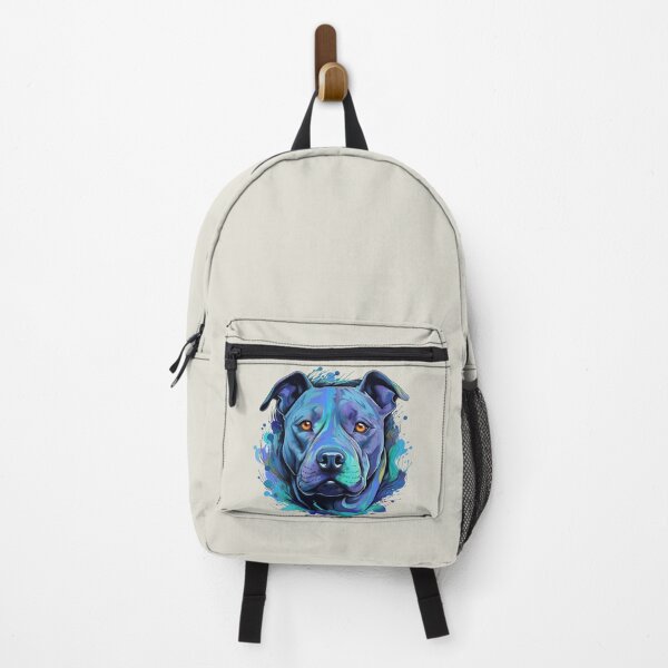 Item preview, Pitbull - blue tone watercolor designed and sold by wotsthis.