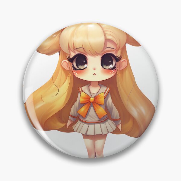 Item preview, Cute sailor scout inspired chibi designed and sold by Buttnuggs.