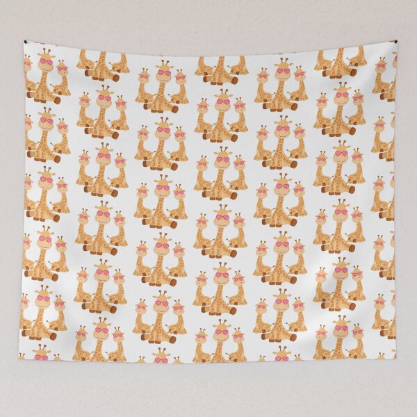 Item preview, Kawaii Giraffes Wearing Sunglasses designed and sold by TheAnimalZ00.
