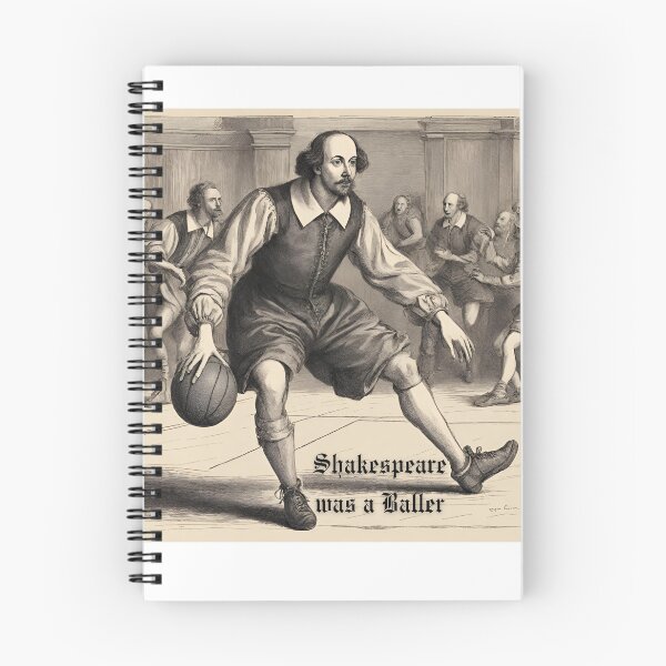Item preview, Basketball William Shakespeare designed and sold by Sheggie-2-Art.