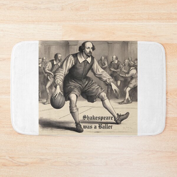 Item preview, Basketball William Shakespeare designed and sold by Sheggie-2-Art.
