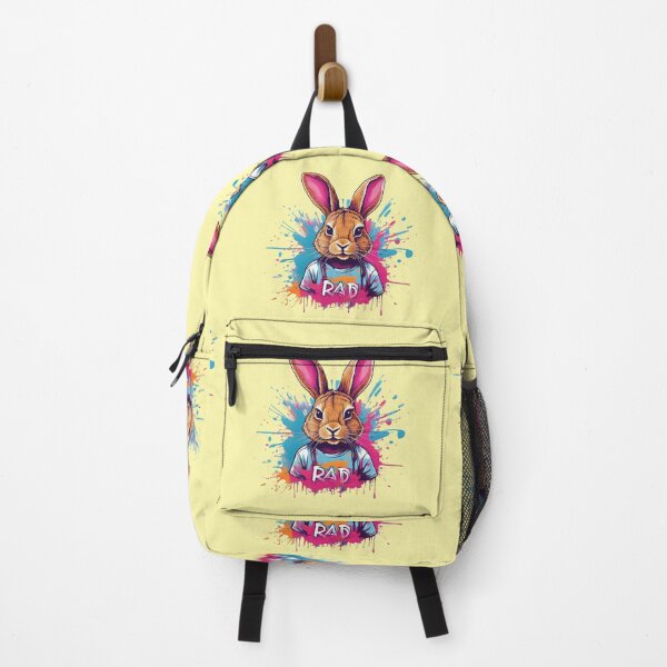 Item preview, Rad Rabbit Dude Colorful Tie Dyed T-Shirt designed and sold by TugForkFinds.