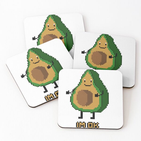 Item preview, Avocado in pixel designed and sold by Ekira Pop Pixel.
